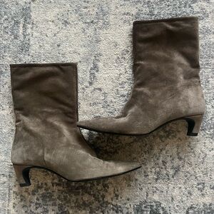 Massimo Dutti Split Suede Ankle boots Size 8